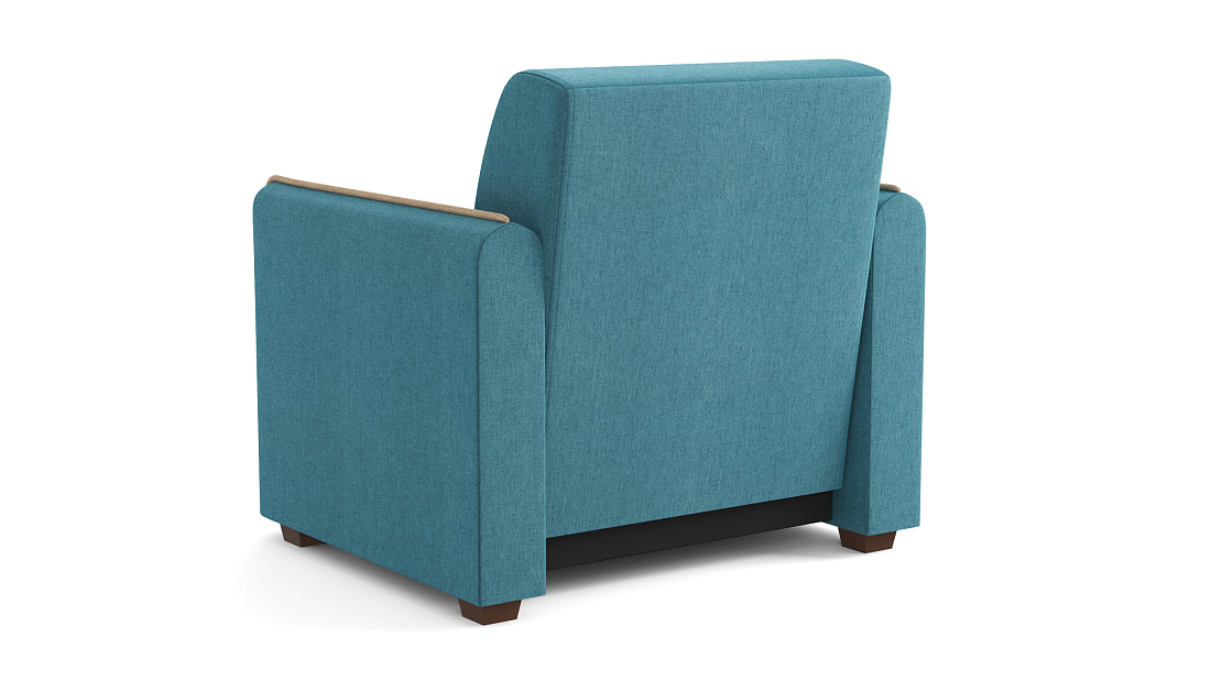 Авалон М / кресло - кровать жаккард тесла деним / жаккард тесла крем