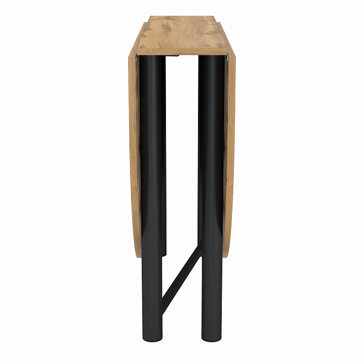 Стол 42.41 Октава раскладной дуб вотан/металл черный