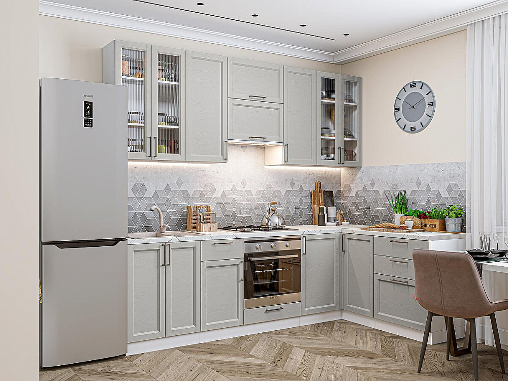 Сканди-04 Белый/grey silkwood