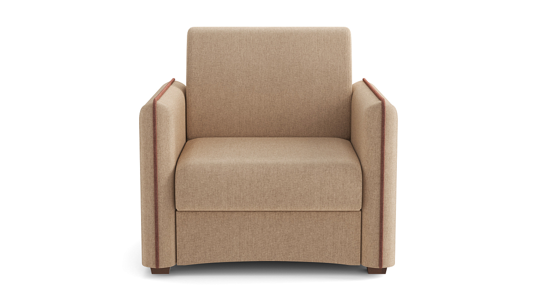 Авалон М / кресло - кровать жаккард тесла крем / жаккард тесла шоколад