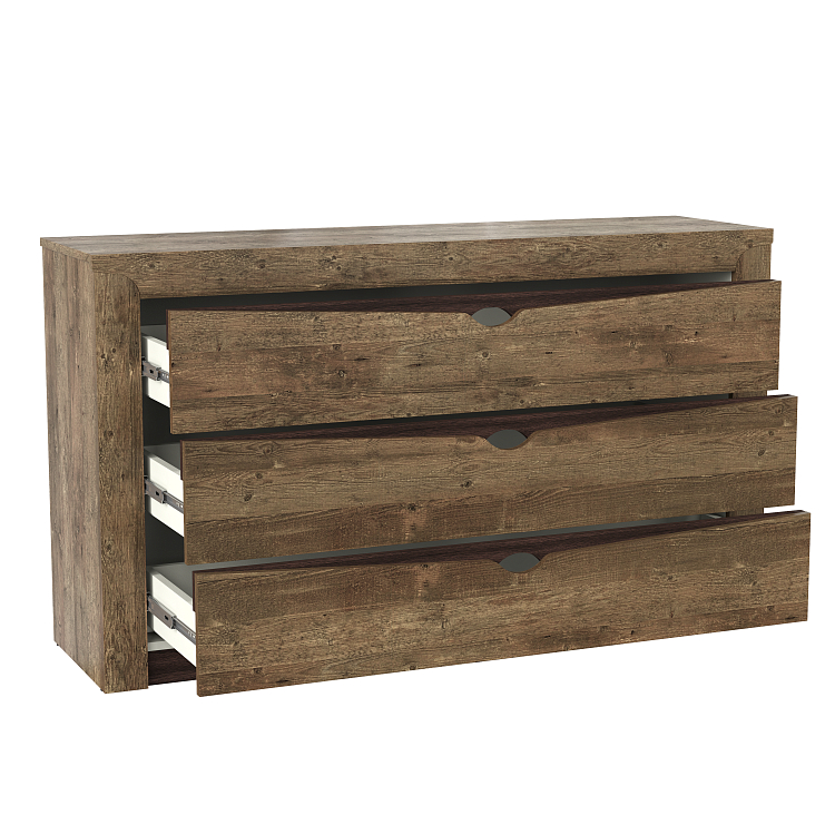 Комод 33.11 Лючия кейптаун/венге/белый/ДВПО белый