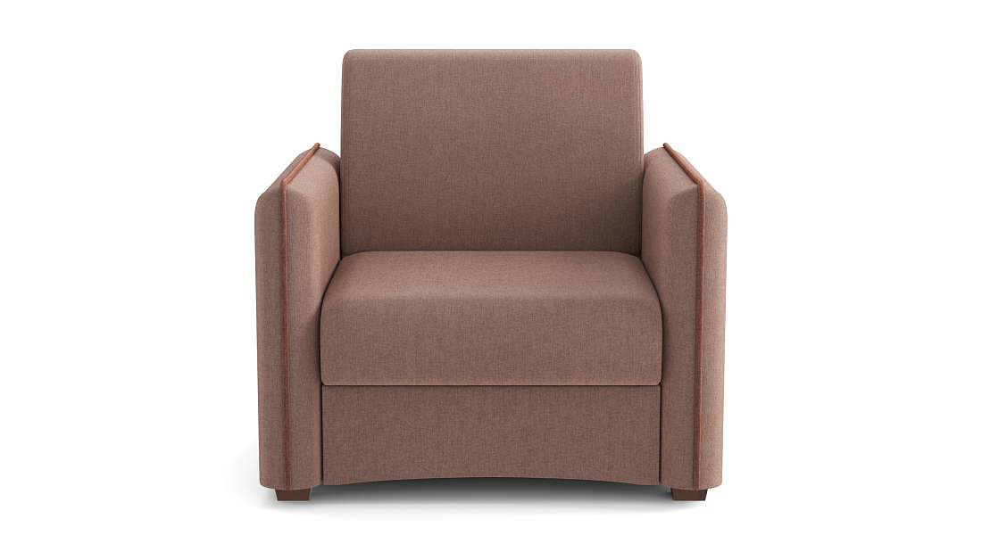 Авалон М / кресло - кровать жаккард тесла корица / жаккард тесла шоколад